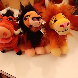 Vintage Lion King Plushes